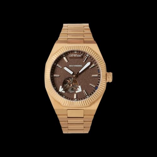 Off-White Side Note Automatic Watch 'Rose Gold'