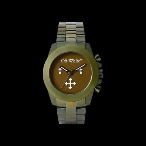 Off-White Reset Chronograph Watch 'Green'