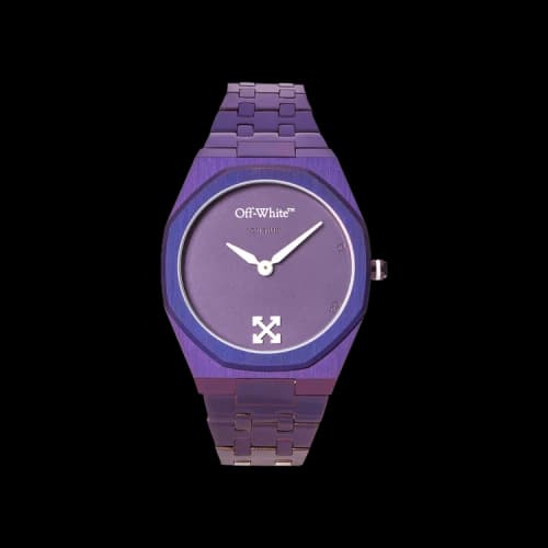 Off-White On Time Bracelet Watch 'Purple'