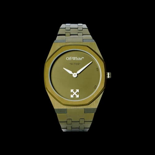 Off-White On Time Bracelet Watch 'Green'