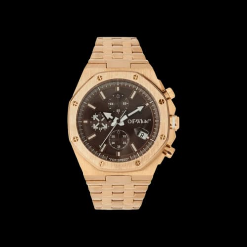 Off-White High Frequency Chrono Bracelet Watch 'Rose Gold'
