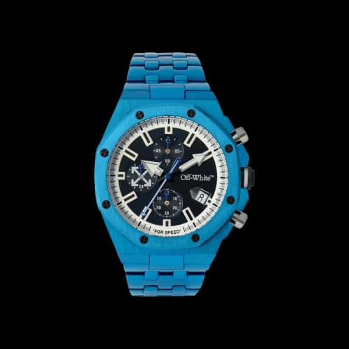 Off-White High Frequency Chrono Bracelet Watch 'Blue'