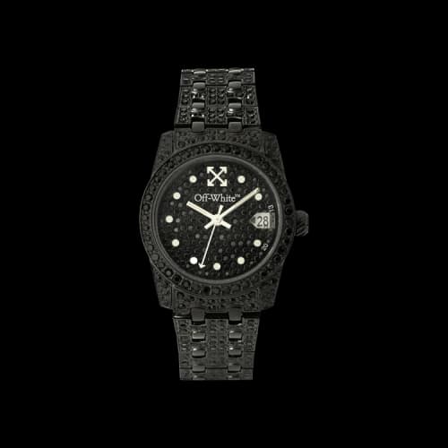 Off-White Discreet Crystal Watch 'Black'
