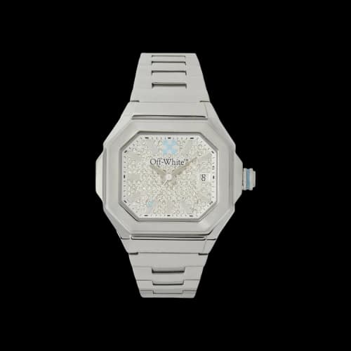 Off-White Shift Crystal Watch 'Stainless Steel'
