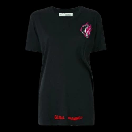 Off-White Flame Short Sleeve Black (Women's)