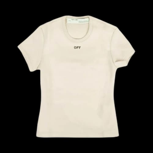Off-White Short-Sleeve Tiny Tee Shirt 'Beige'
