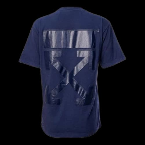 Off-White Back Arrow Printing Short Sleeve Ordinary Version Blue (Women's)