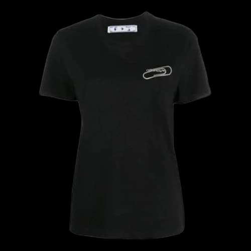 Off-White Printing Black T-Shirt (Women's)