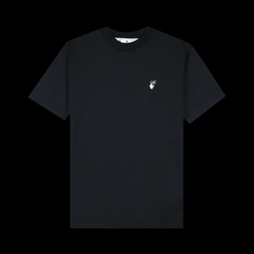 Off-White Flock Arrow Casual Tee 'Black/Green'