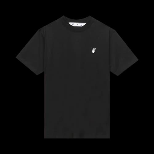 Off-White Embroidered Arrow Tee 'Black/Green'