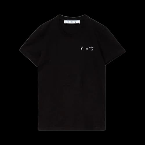 Off-White Liquid Melt Arrows Casual Tee 'Black/Grey'