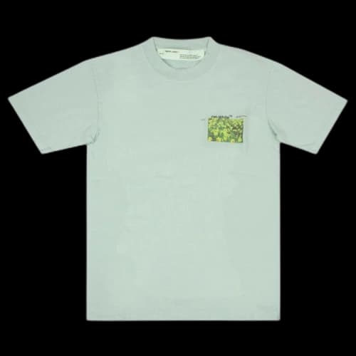 Off-White Flowers T-Shirt 'Green'