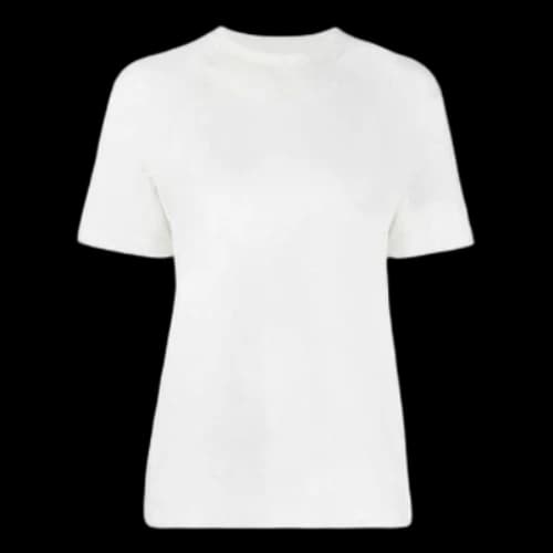 Off-White SS21 Solid Color Round Neck Pullover Short Sleeve Ordinary Version White (Women's)