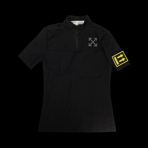 Off-White Sport Zip T-Shirt 'Black'