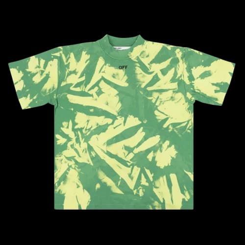 Off-White Tie Dye T-Shirt 'Green'