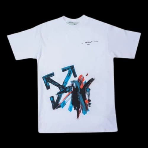 Off-White c/o Virgil Abloh Brushstroke Arrows Tomboy Tee White (Women's)