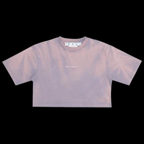 Off-White Laundry Crop T-Shirt 'Lilac'
