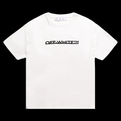 OFF-WHITE Womens Underlined Logo T-Shirt White/Black