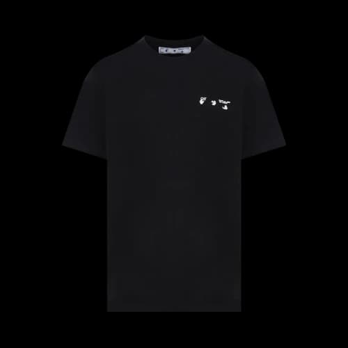 Off-White Logo Tee 'Black/White'