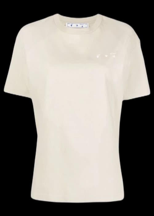 OFF-WHITE Womens Palace Arrows T-Shirt Beige/White
