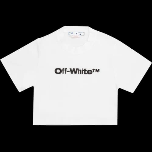 Off-White Bounce Helvetica Crop T-Shirt 'White/Black'