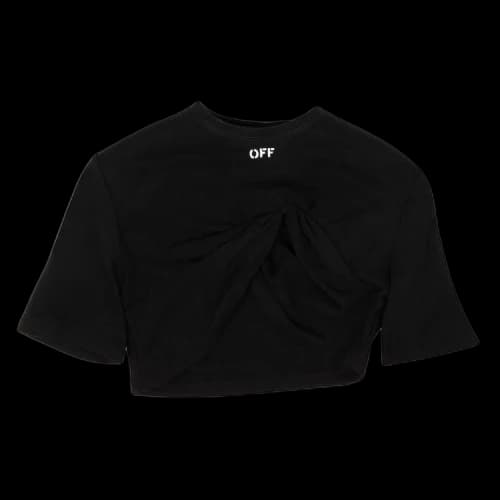 Off-White Padded Bra Drape T-Shirt 'Black'