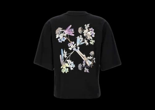 OFF-WHITE Floral Arrow X-Ray T-shirt Black