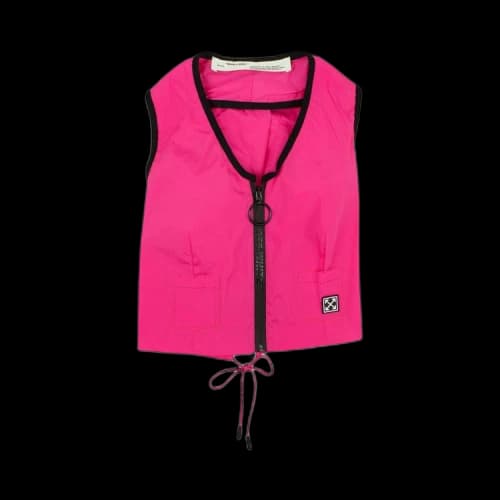 Off-White Sporty Gilet Top 'Pink'