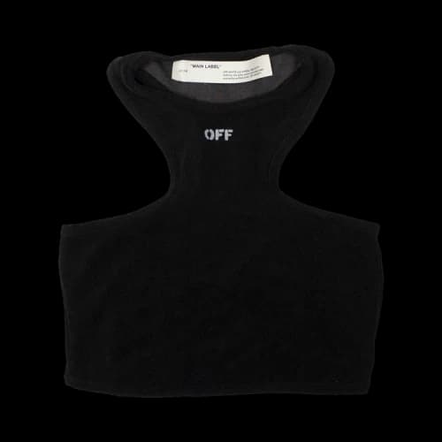 Off-White Racer Back Logo Tank Top 'Black'