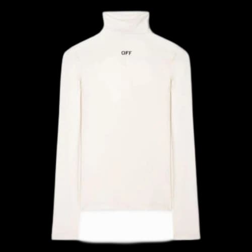 Off-White Logo-Print Second-Skin Top 'White' (Women's)