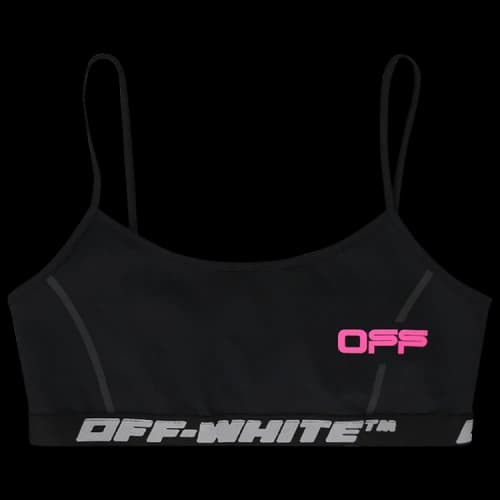Off-White Active Training Bra 'Black/Fuchsia'