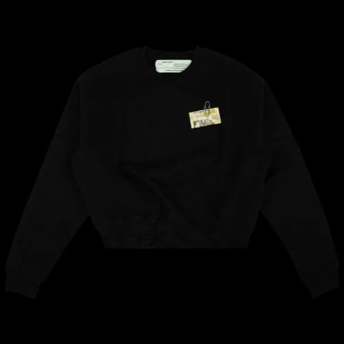 Off-White Back Large Printing Loose Black (Women's)