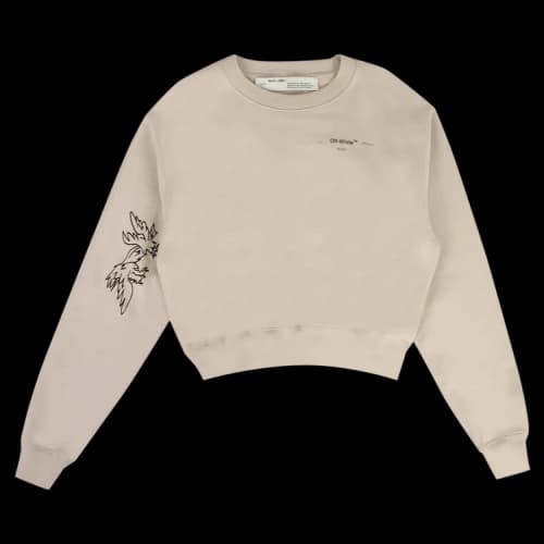 Off-White Animals Portrait Sweatshirt 'Beige'