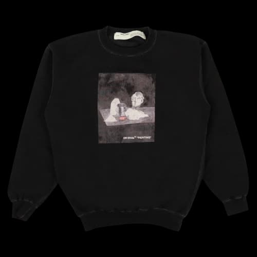 Off-White Painting Statue Sweater 'Black'