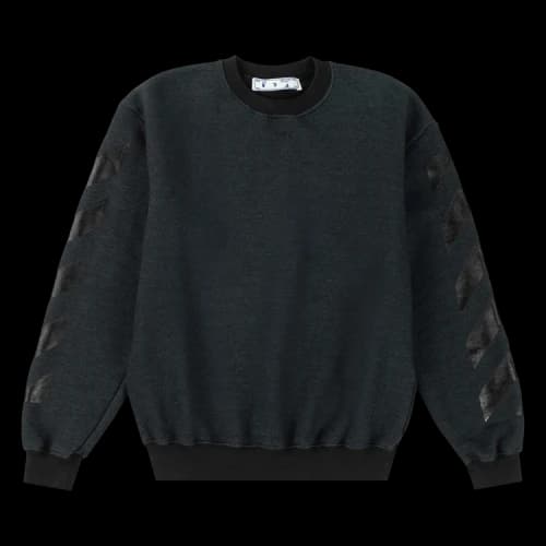 Off-White Rubber Arrow Crewneck 'Black'