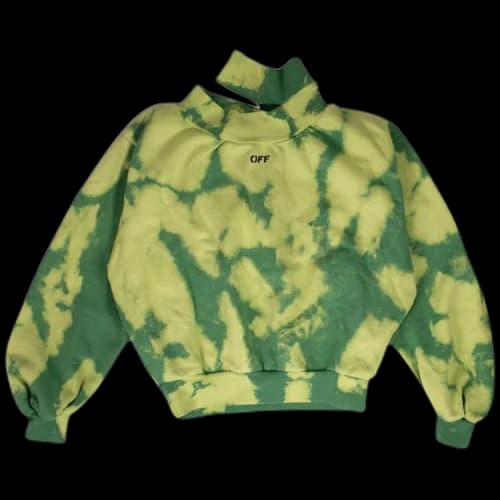 Off-White Tie Dye Sweatshirt 'Green'