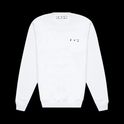 Off-White Palace Arrow Crew 'White/Black'