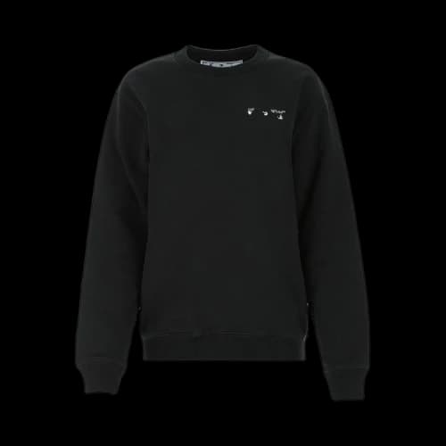 Off-White Arrow Liquid Melt Crewneck 'Black/Grey'