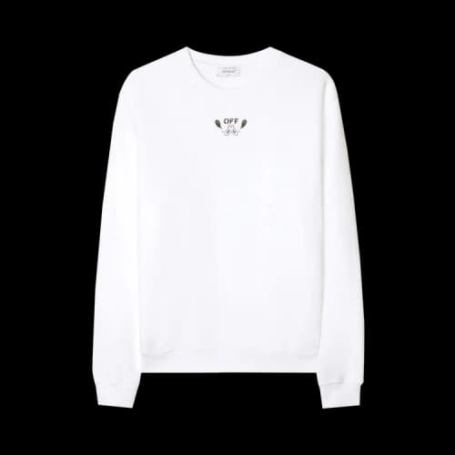 Off-White Bandana Embroidered Sweatshirt 'White'