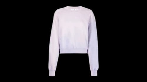 OFF-WHITE Women's Purple Laundry Sweatshirt Purple