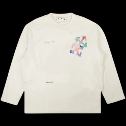 Off-White Watercolor Arrows Crewneck 'White'