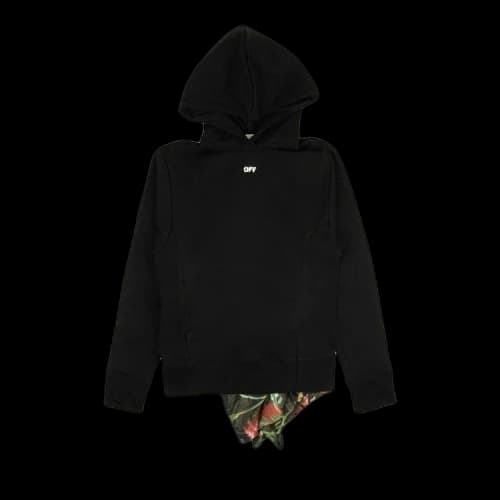Off-White Foulard Pullover Hoodie 'Black'