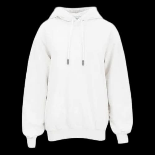Off-White Hooded Cotton Sweater White (Women's)