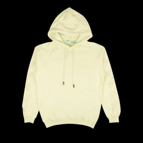 Off-White Diag Stripe Long Hoodie 'Yellow'