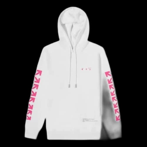 Off-White x END. Till The End Hoody 'White Pink'
