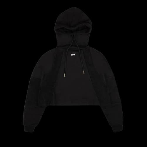 Off-White Intarsia College Hoodie 'Black'