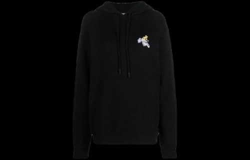 OFF-WHITE Flower Arrow Reg Hoodie Black/Multi