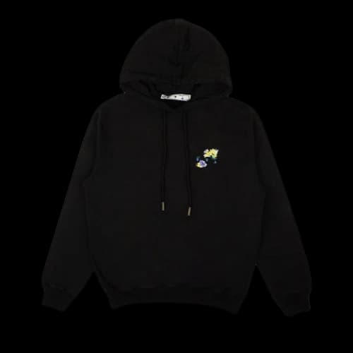 Off-White Check Arrows Hoodie 'Black/White'