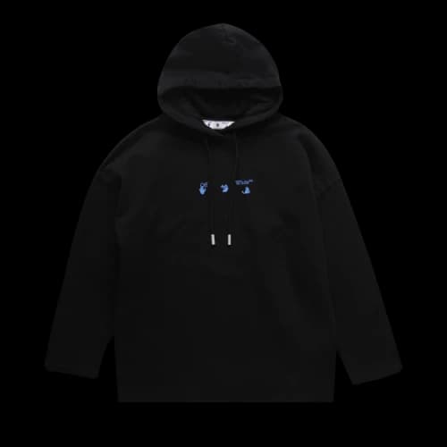 Off-White Swimming Hoodie 'Black/Blue'