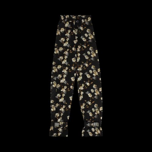 Off-White Floral Design Jogger Pants 'Black'
